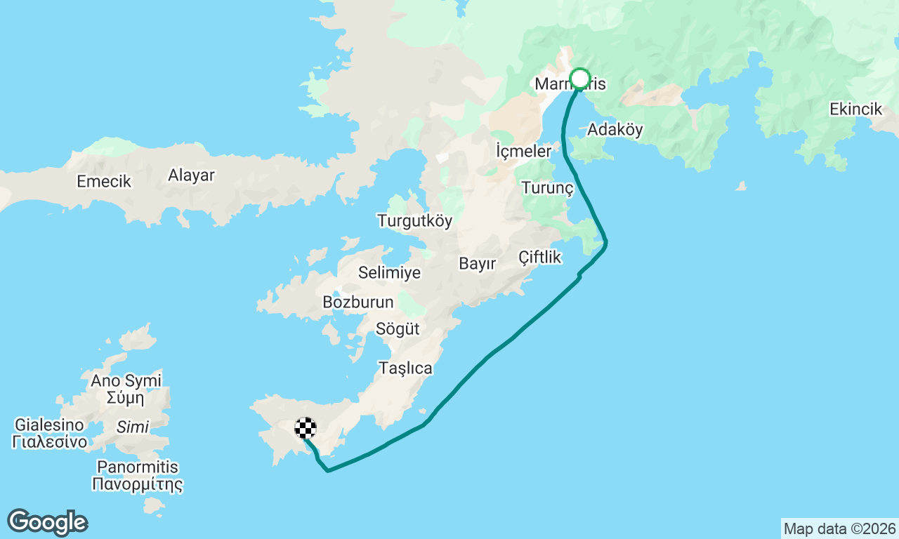 Voyage map