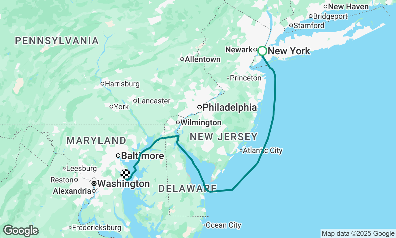 Chelsea Pier to Annapolis Yacht Basin