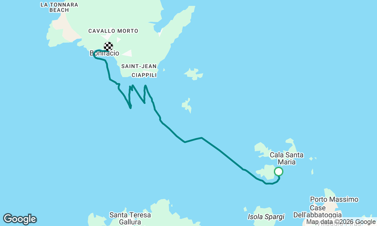 Voyage map