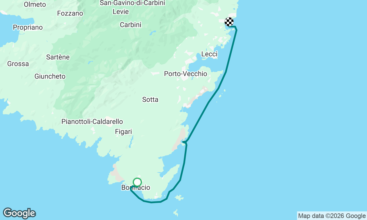 Voyage map