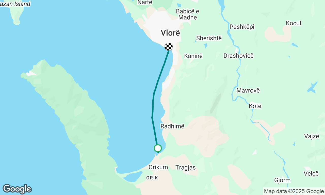Orikum (Thunderstorm) to Vlores Main