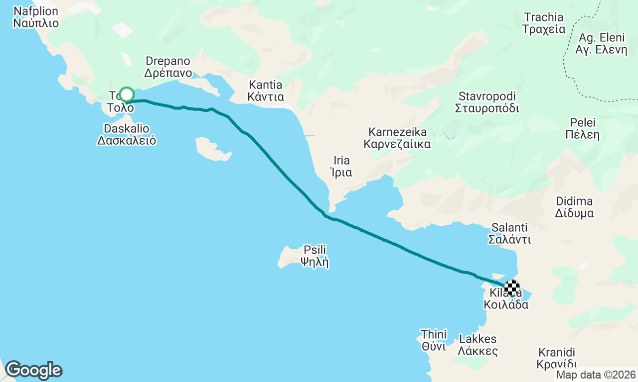 Voyage map