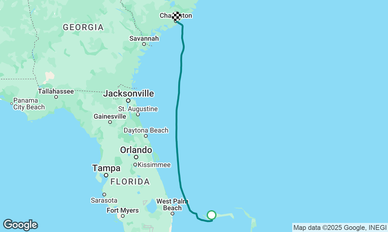 Grand Bahamas to Charleston, SC