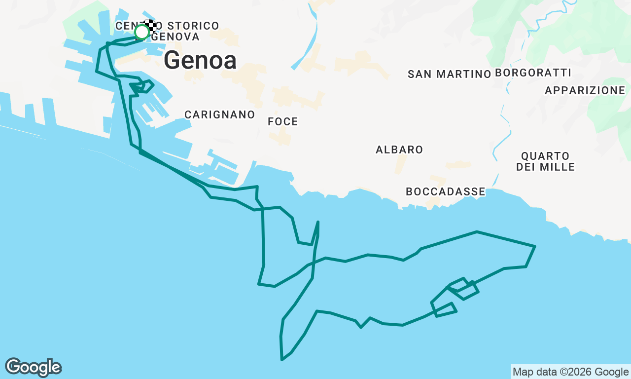 Voyage map