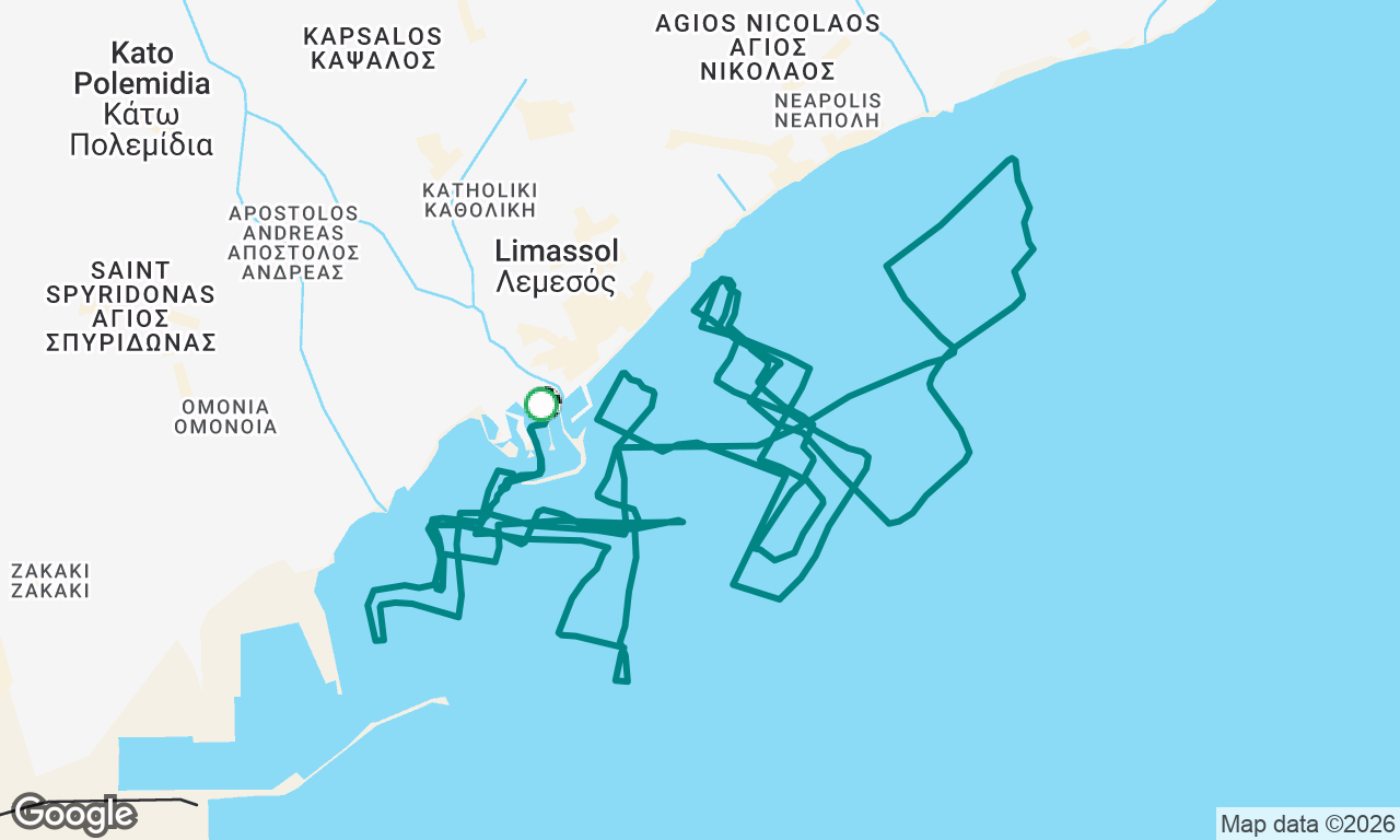 Voyage map