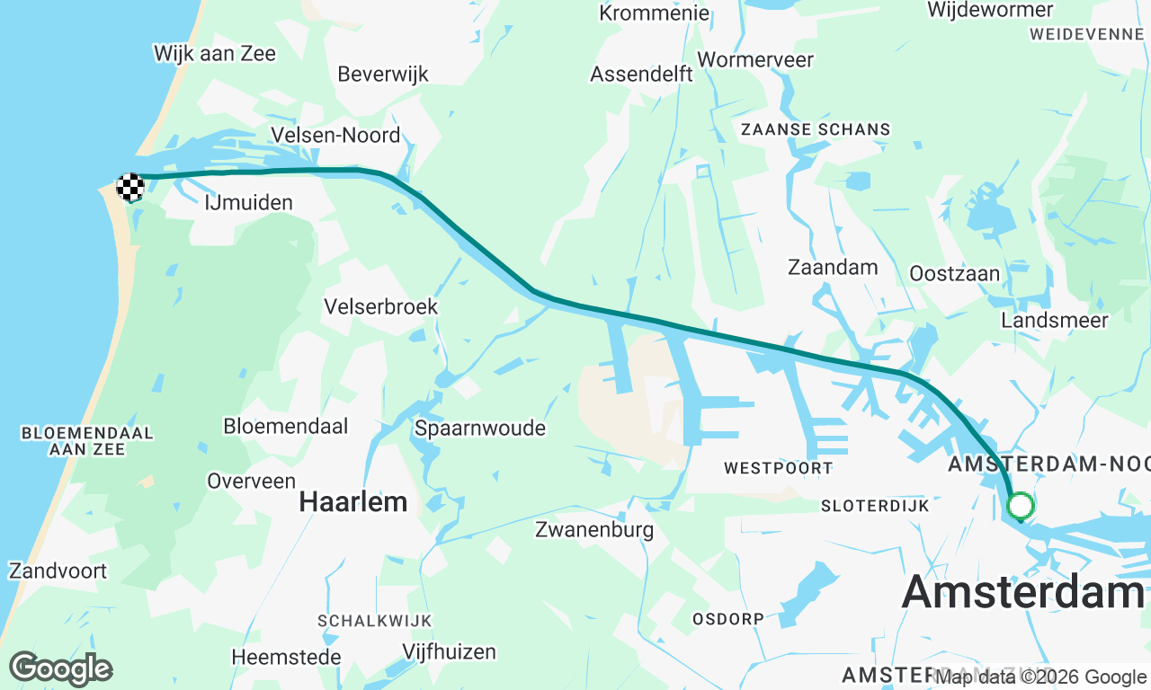 Amsterdam to IJmuiden