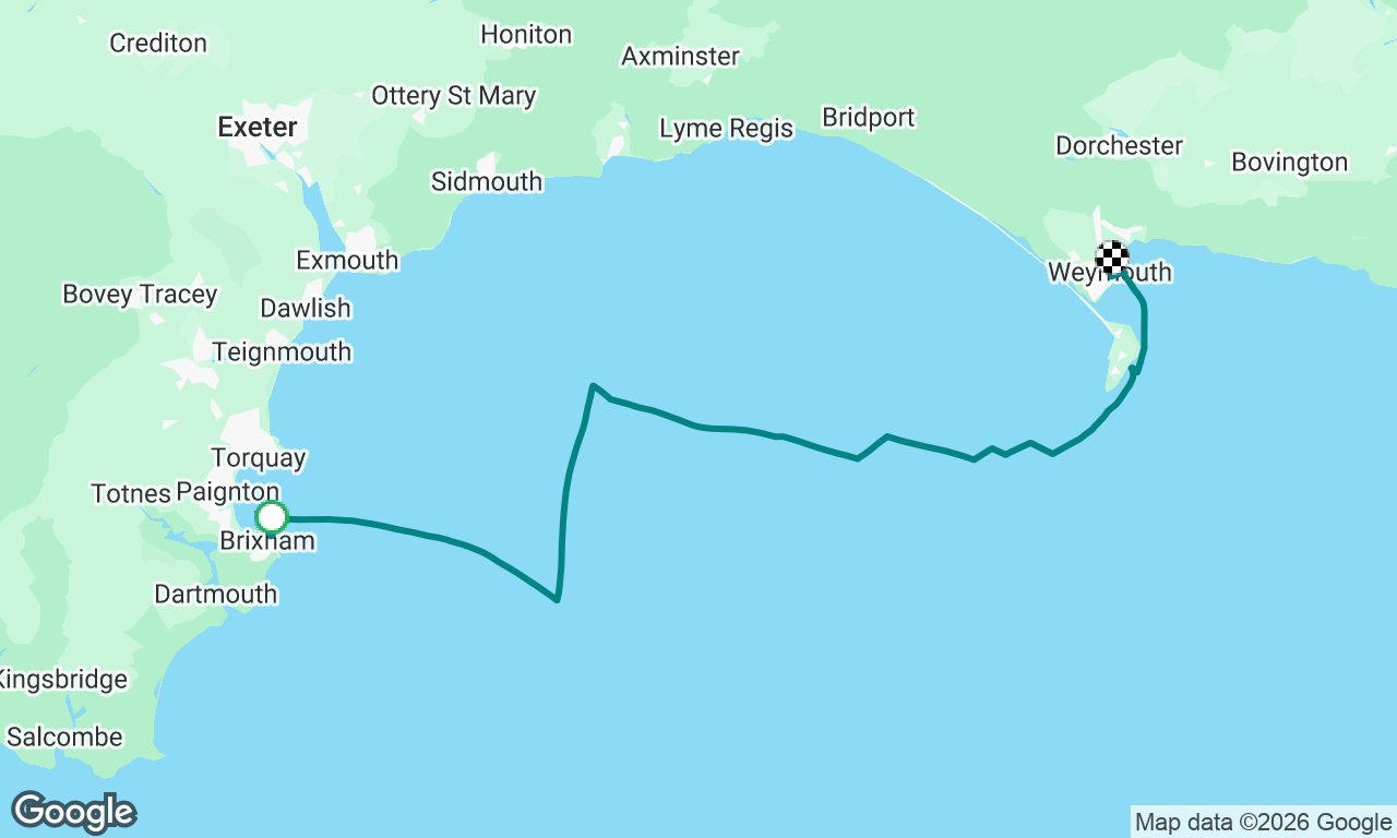 Brixham to Weymouth