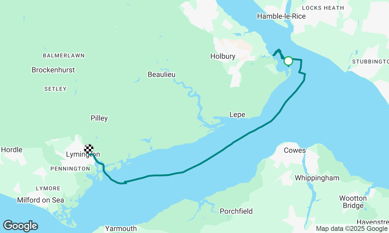 Calshot to Lymington