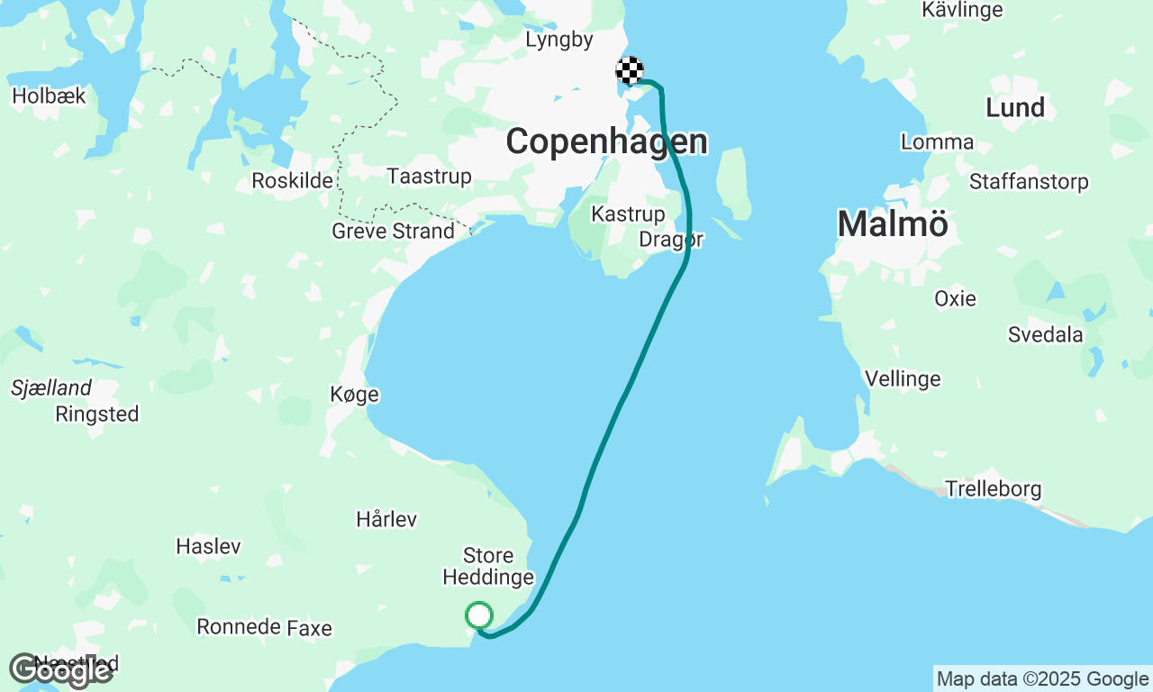 Rødvig til Skudehavnen