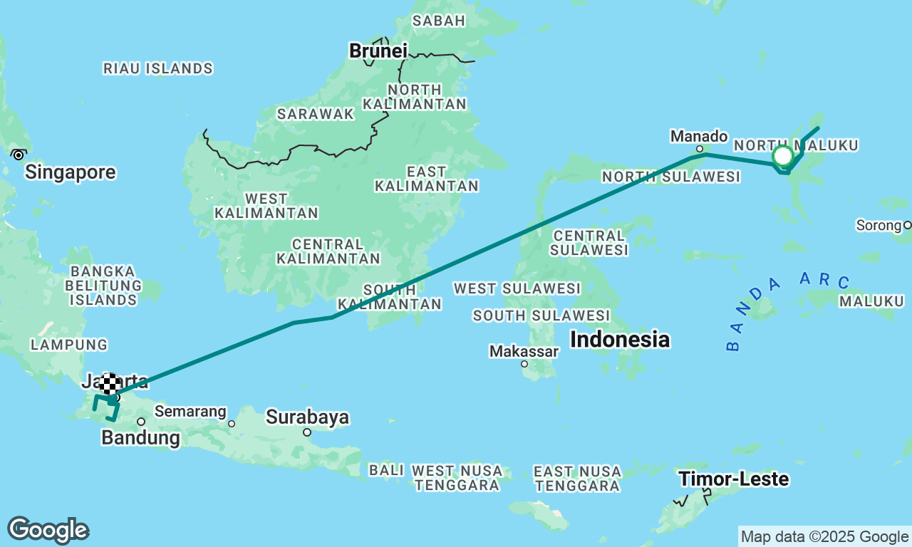 Molucche del Nord e West Java