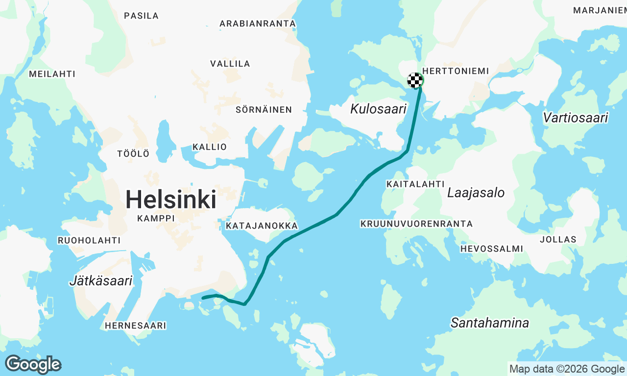 Voyage map