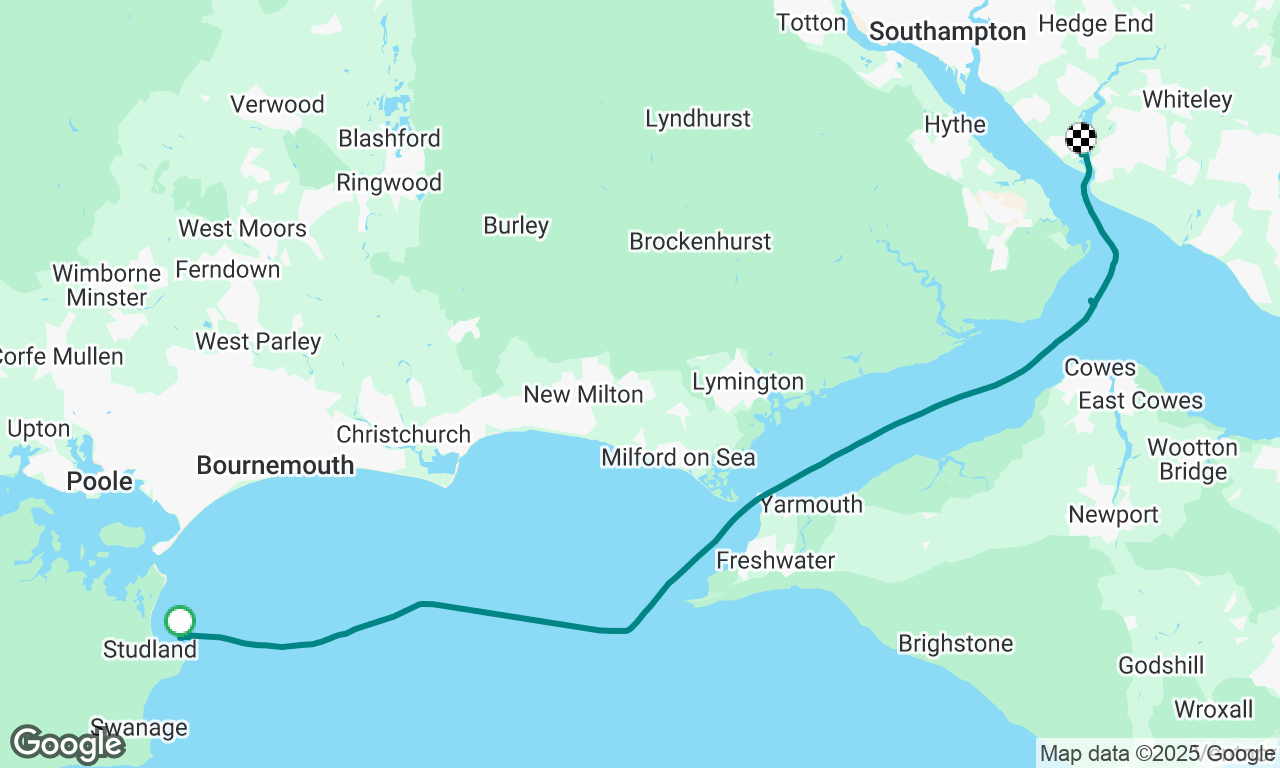Studland to Hamble
