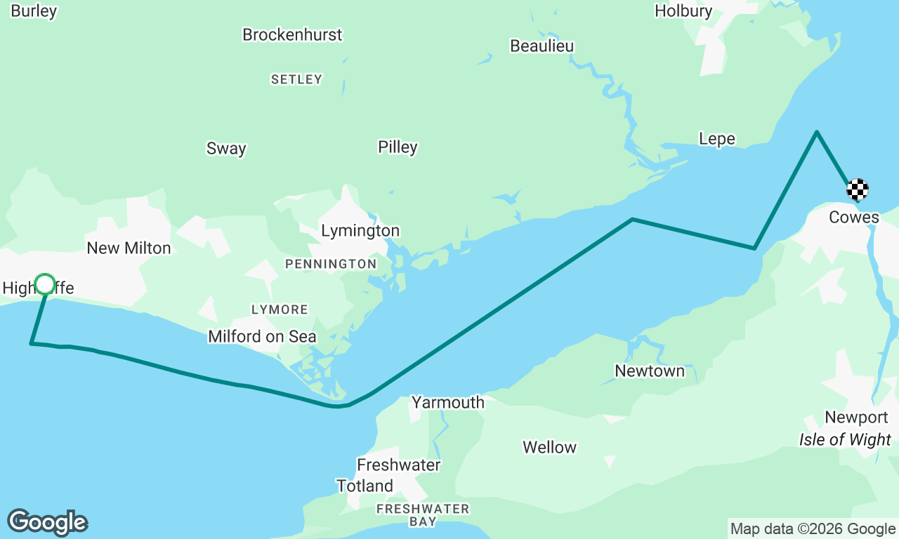Christchurch to cowes