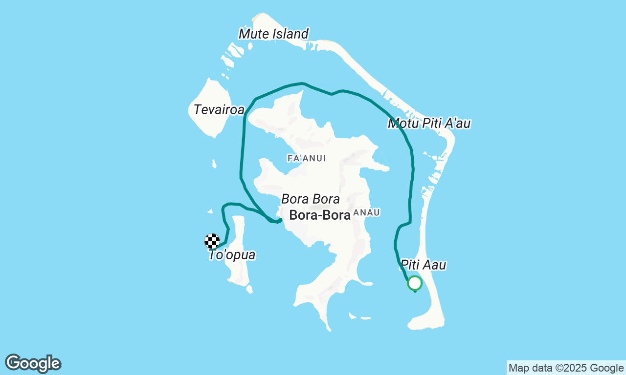 Mouillage Taurere à Baie Tehou