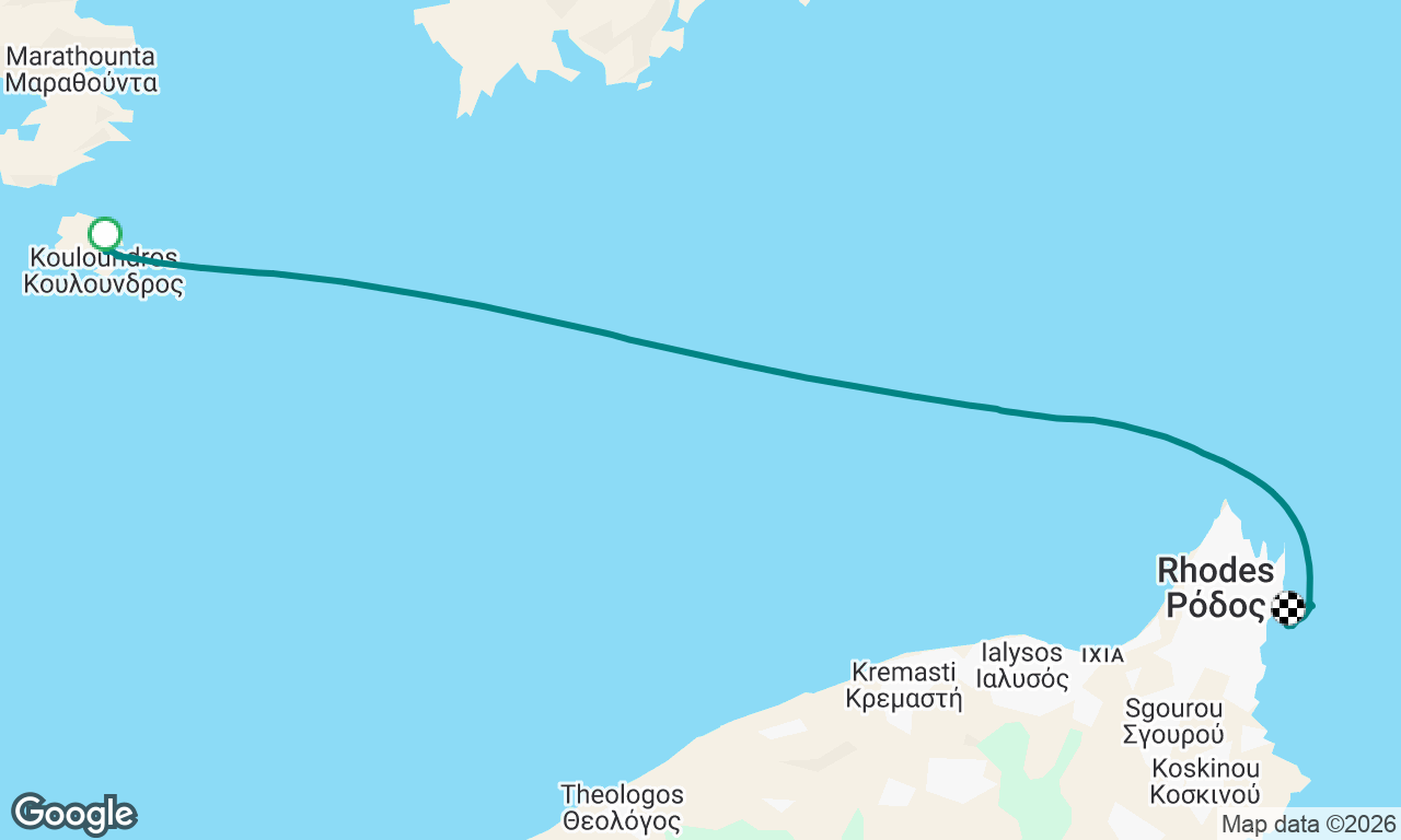 Voyage map