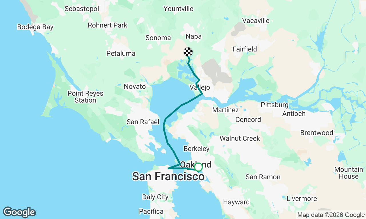 Voyage map