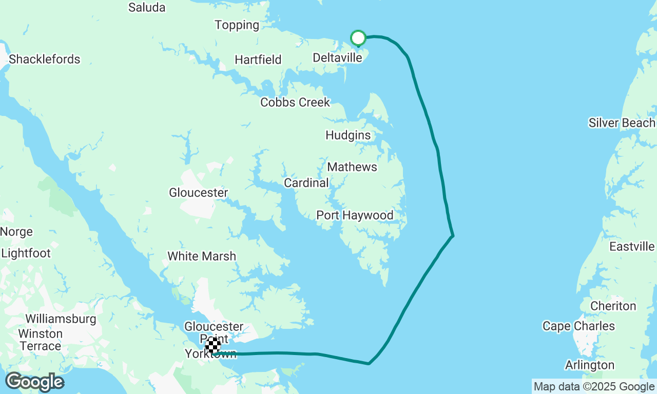 Deltaville to Yorktown