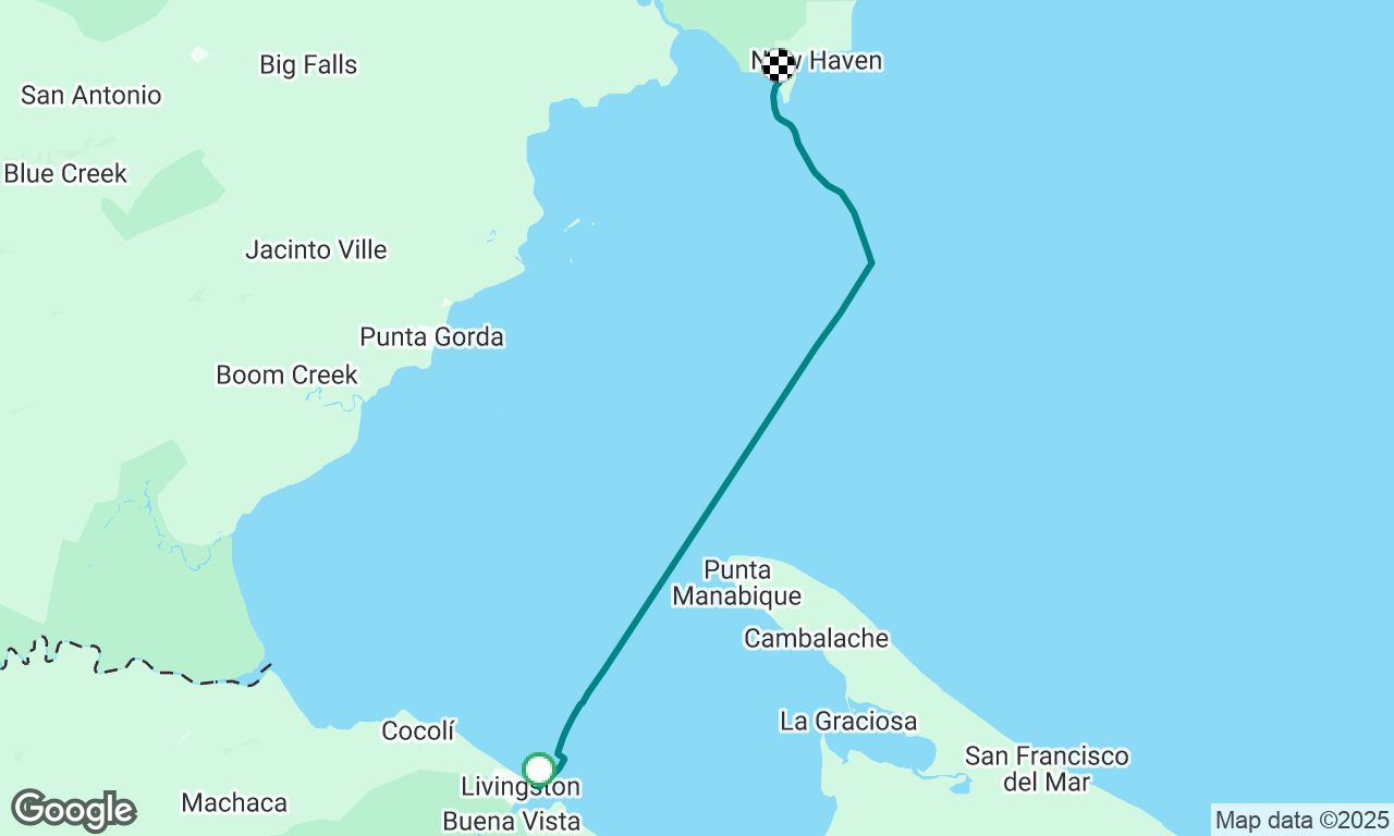 Livingston, Guatemala to New Haven Belize