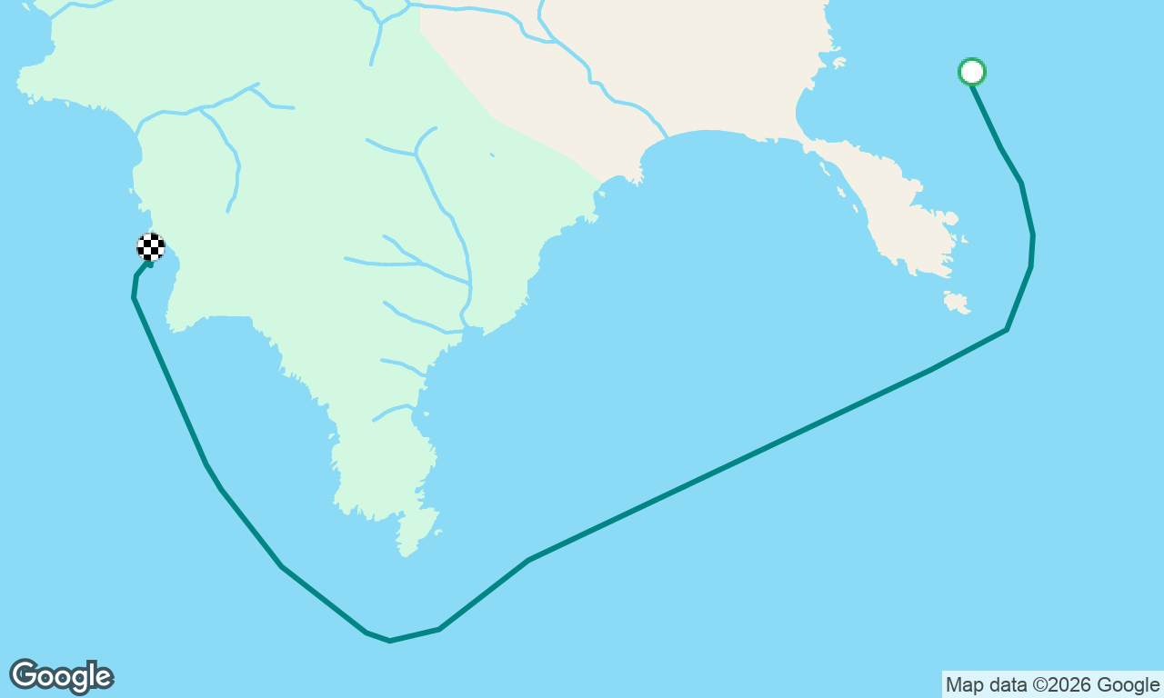 Voyage map