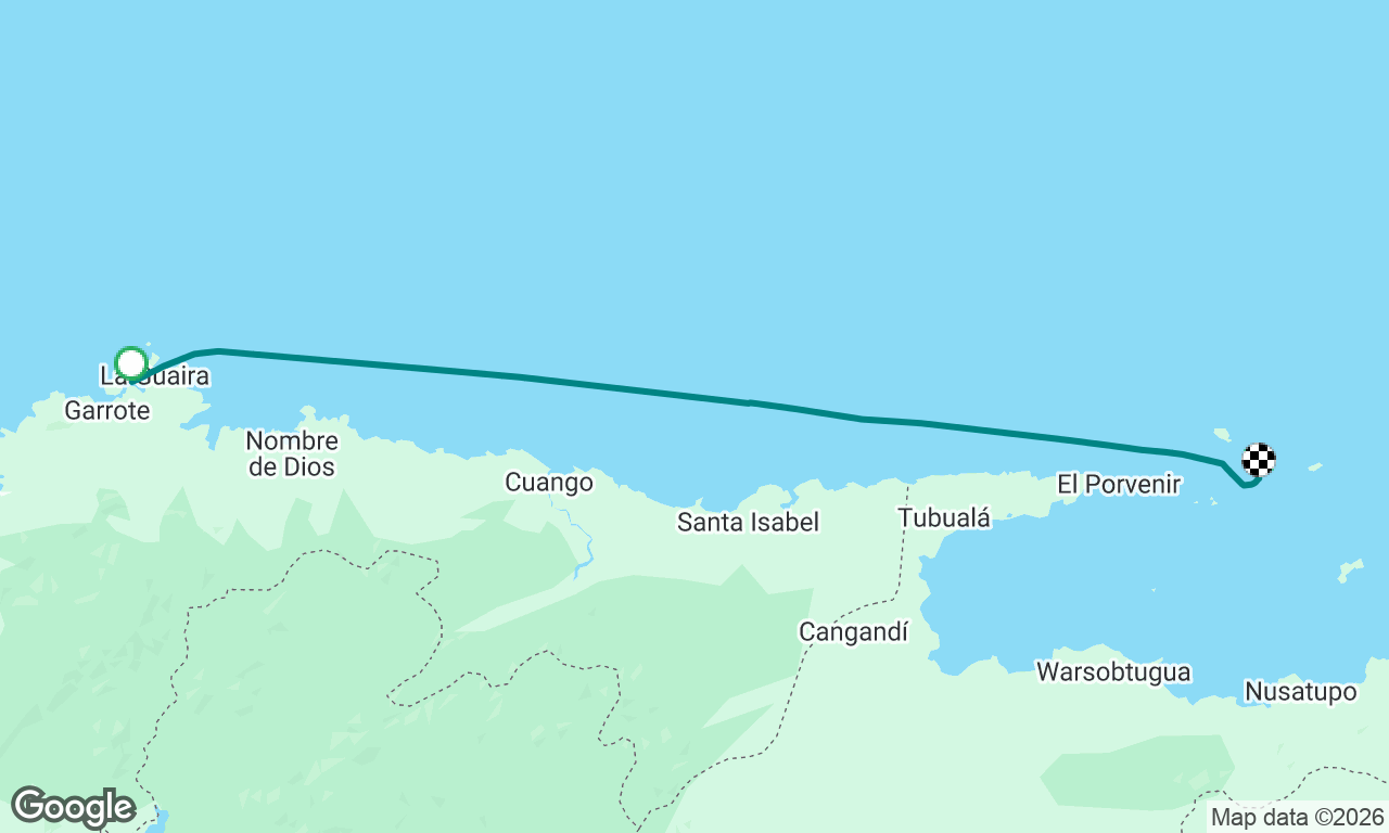 Litton Bay to Nugnubdup, San Blas, Panama