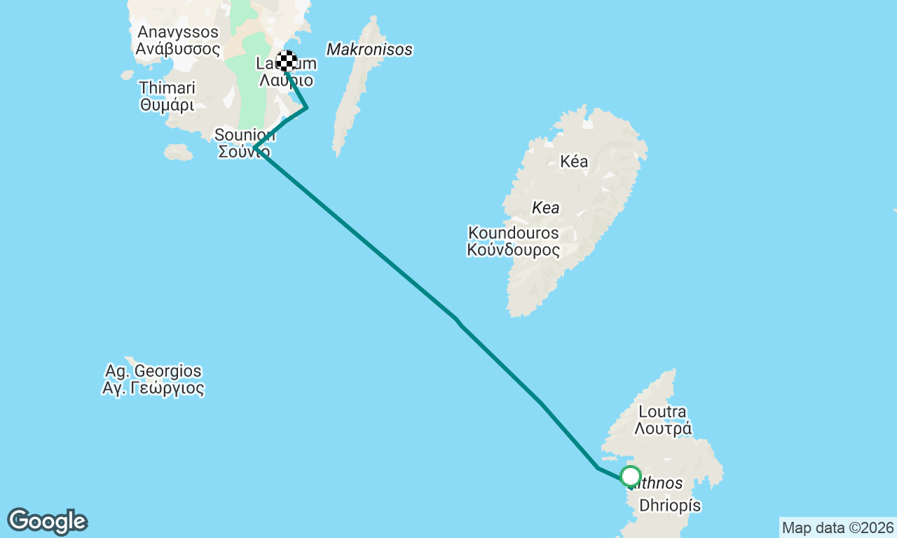 Voyage map
