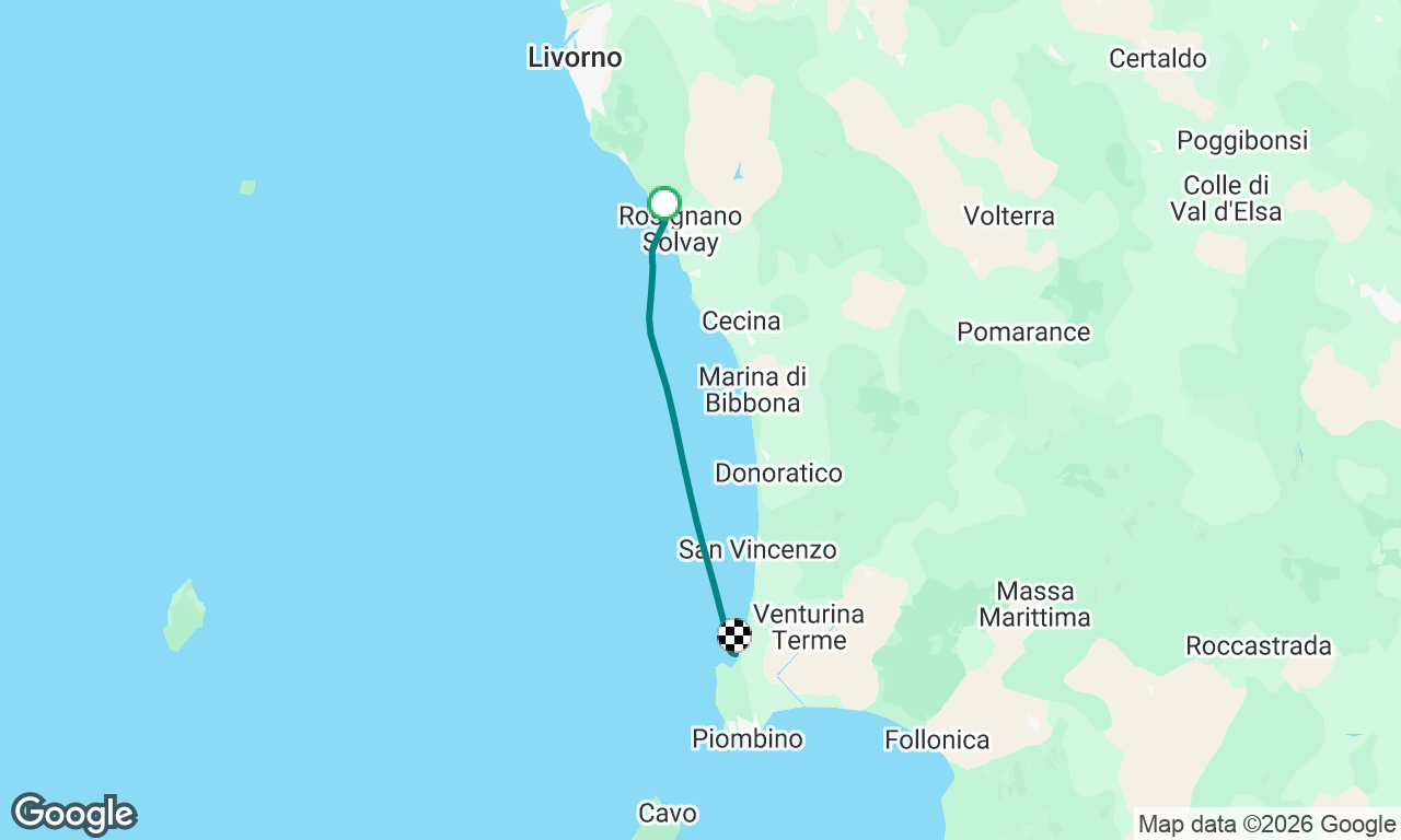 Marina Cala de' Medici to Baratti