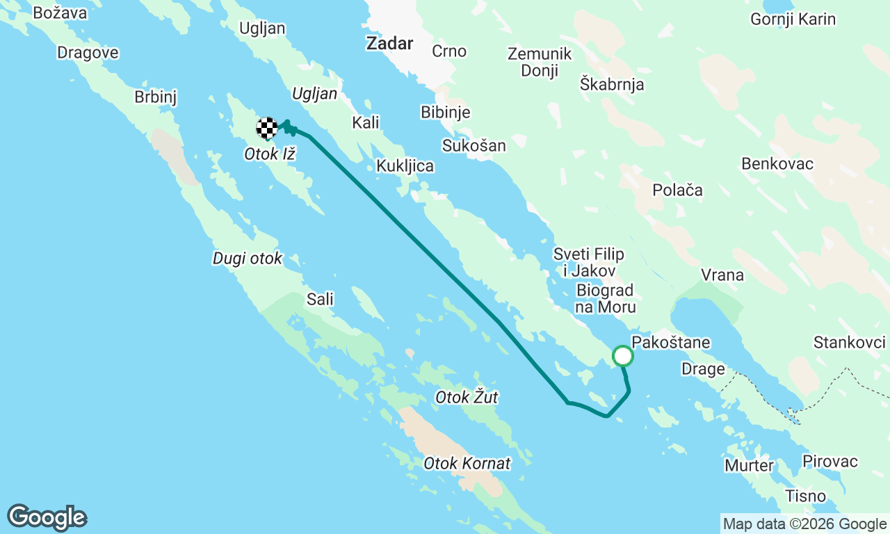Voyage map