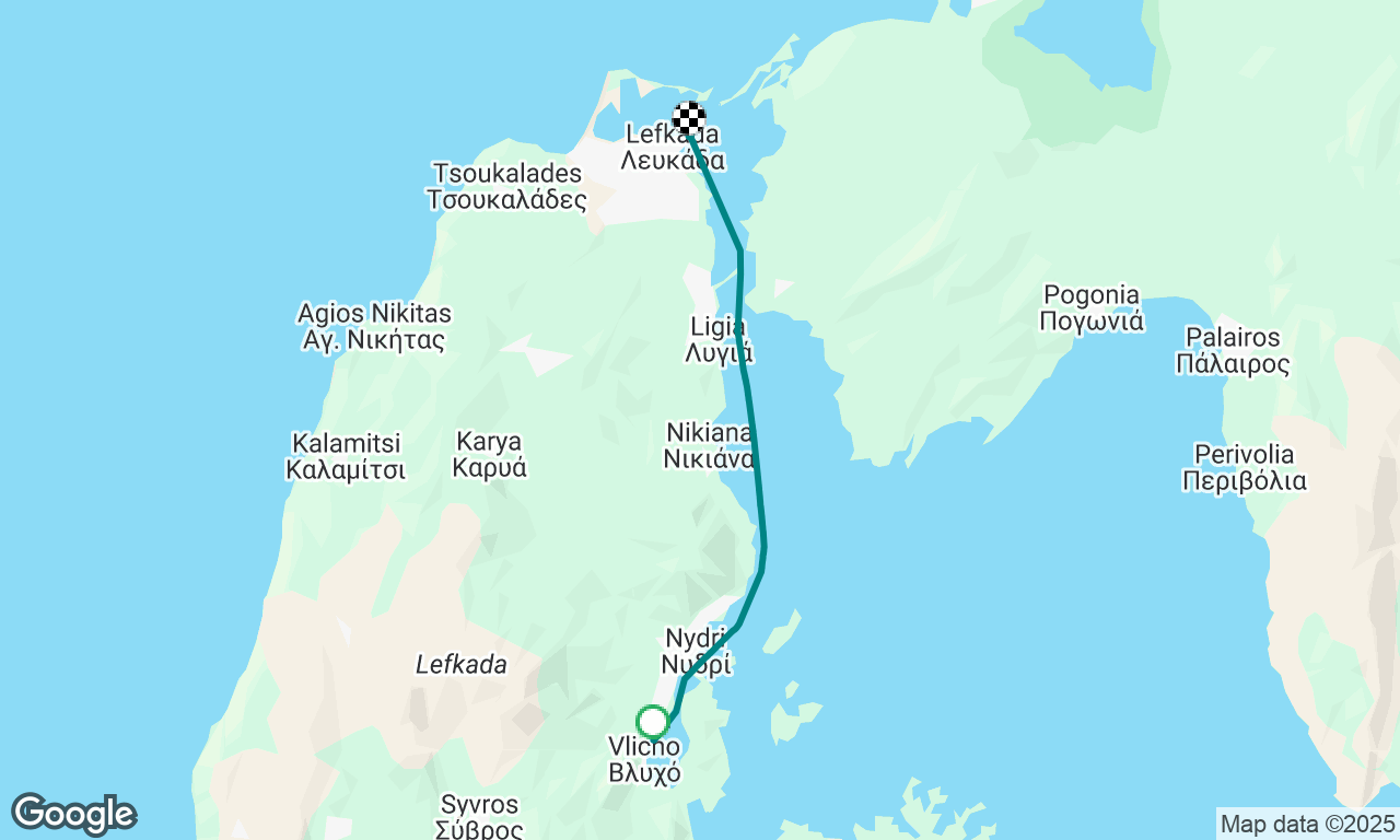 Vlikhon to Lefkada Town (GR Sailing)