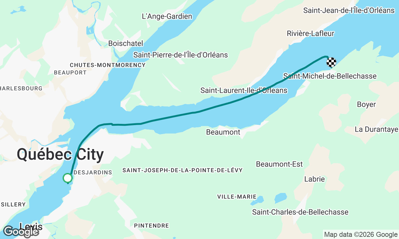 Voyage map
