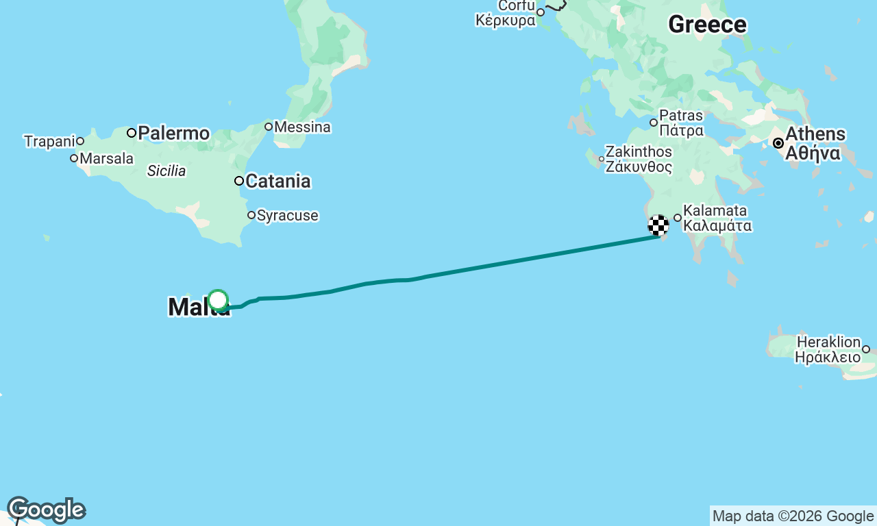 Voyage map