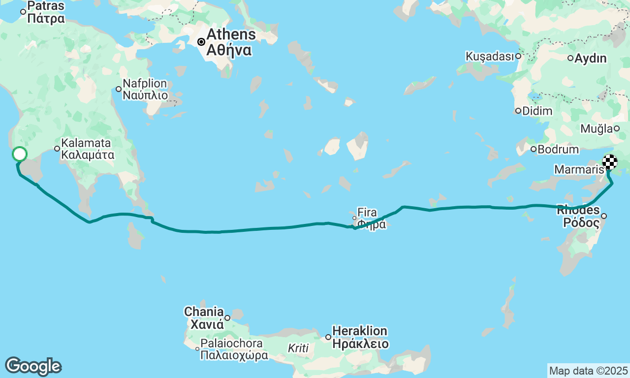 Pilos to Marmaris