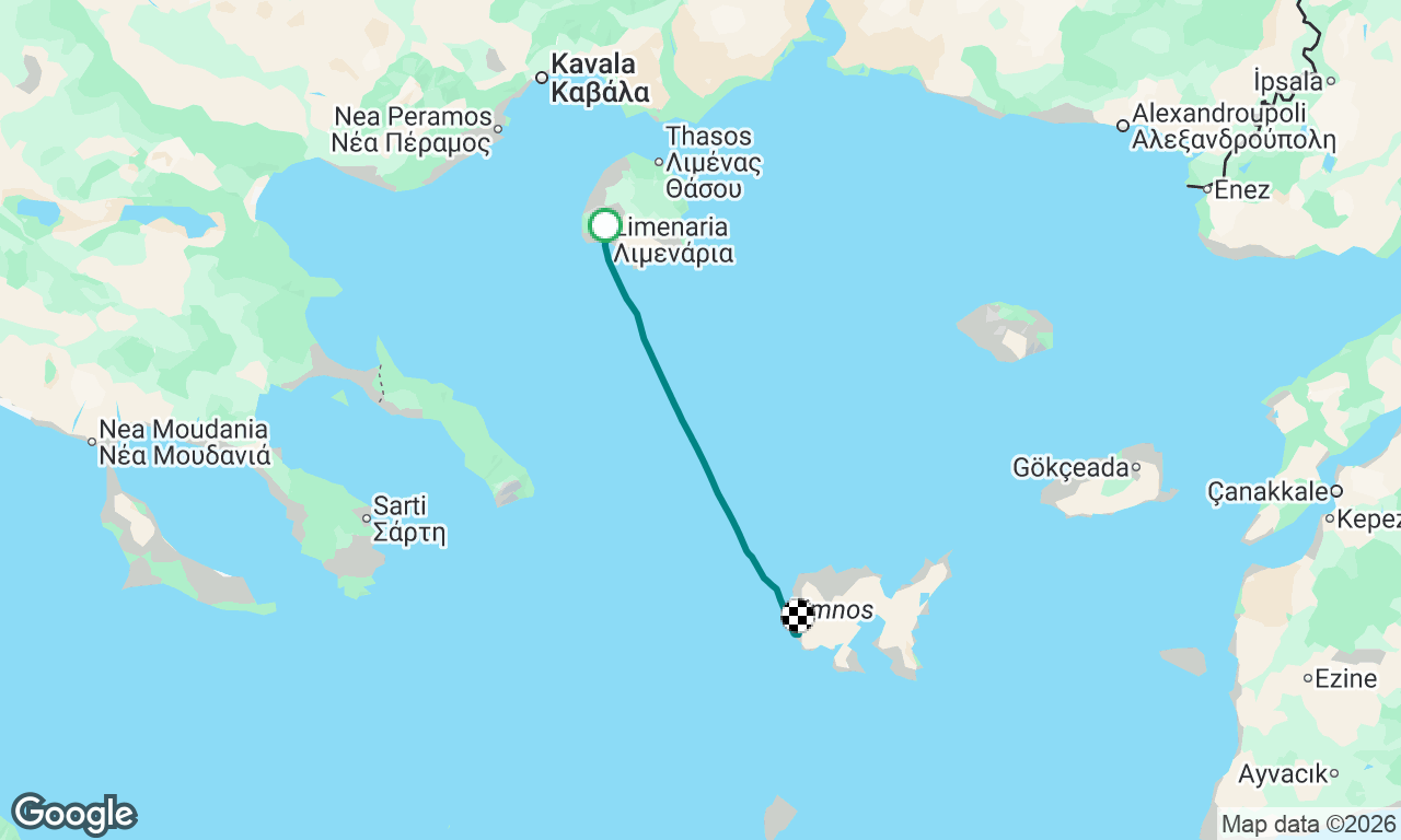 Voyage map