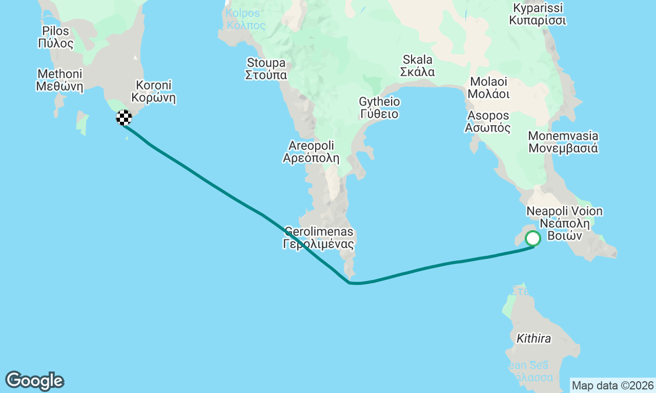 Voyage map