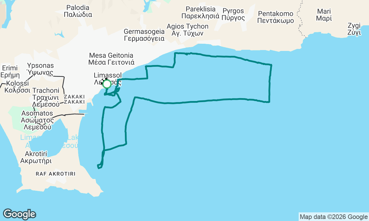 Voyage map