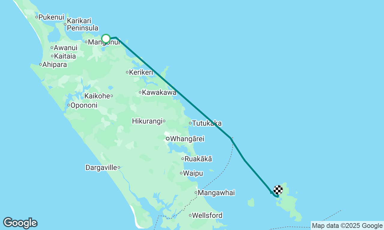 To the Great Barrier Islands