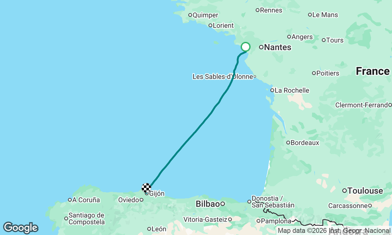 Voyage map
