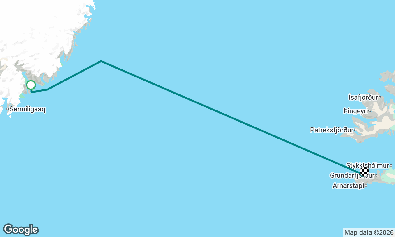 Arctic Express Eagle return from Greenland