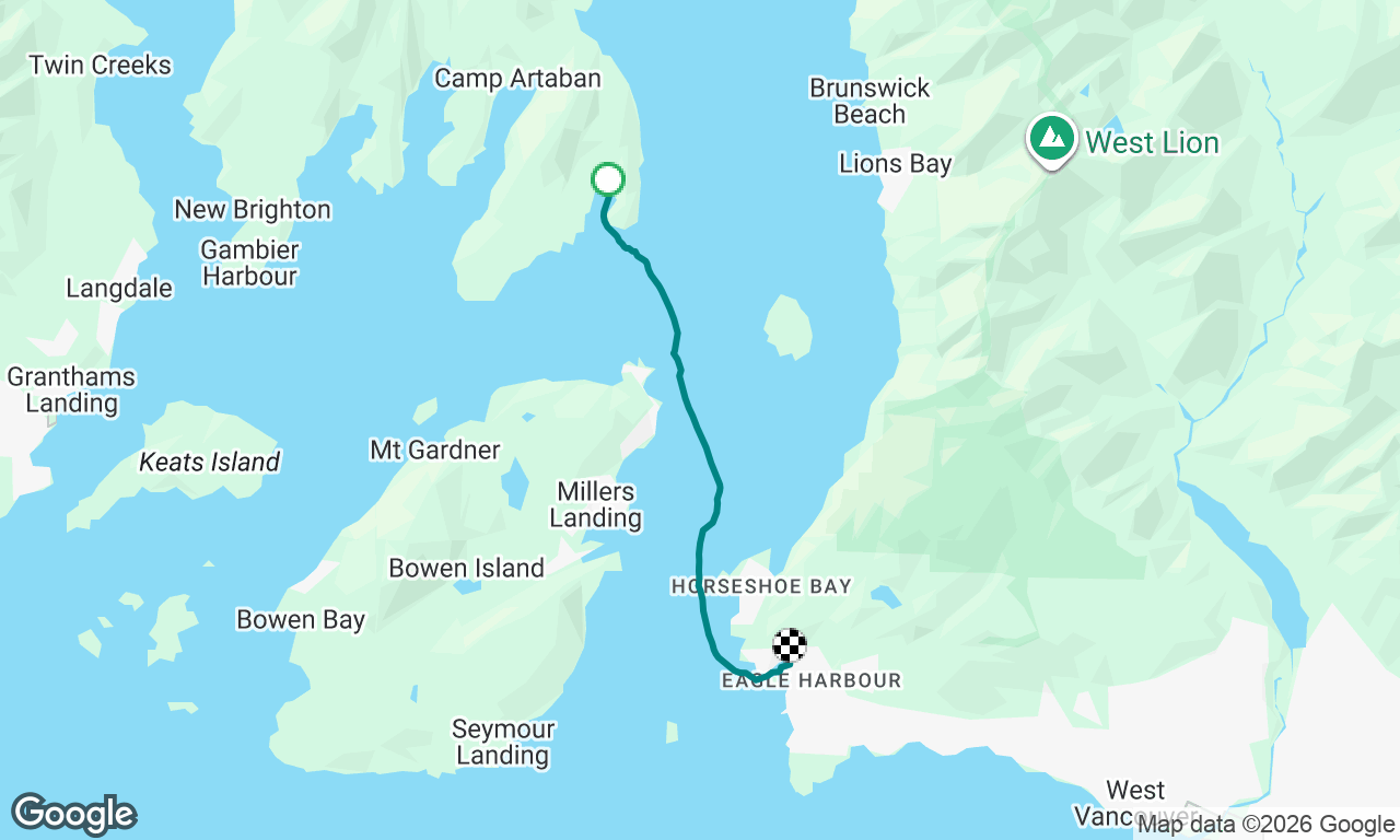Voyage map