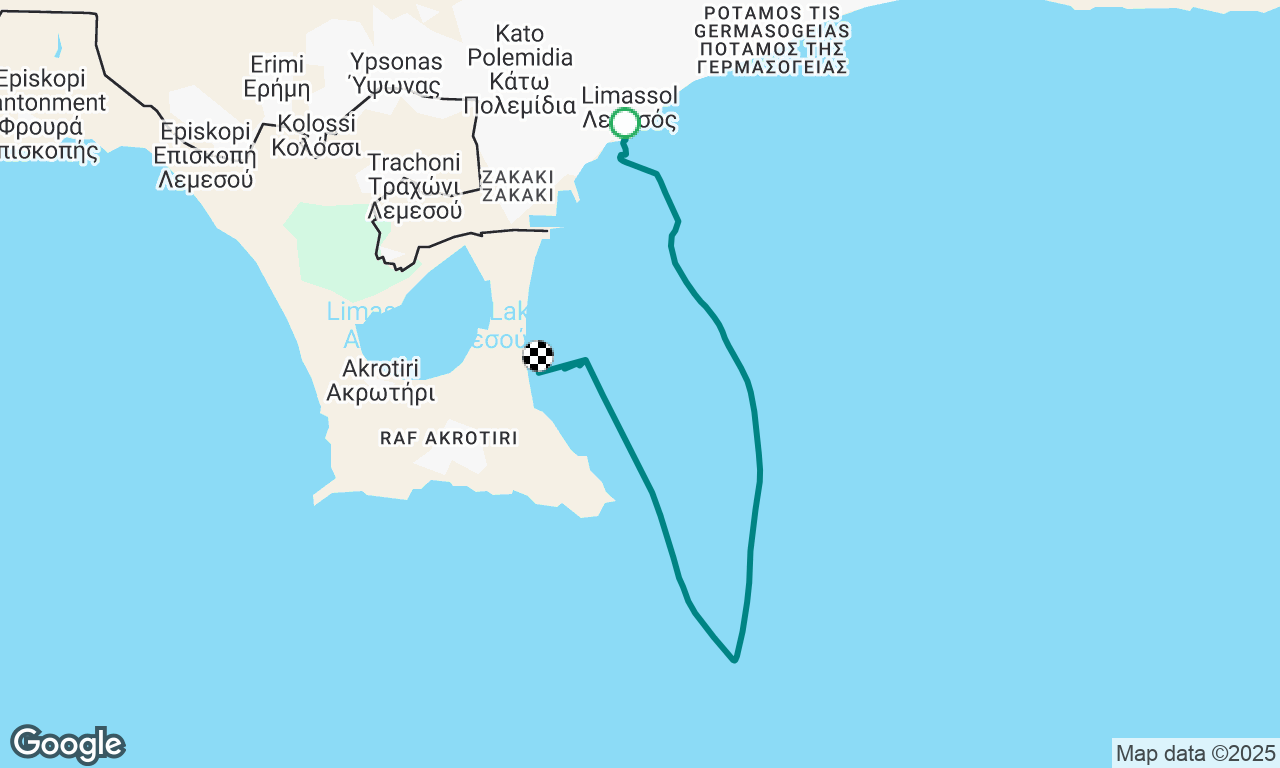 Limassol->Lady’s Mile