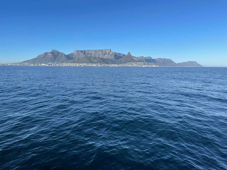 Voyage photo from Saldanha to capetown 