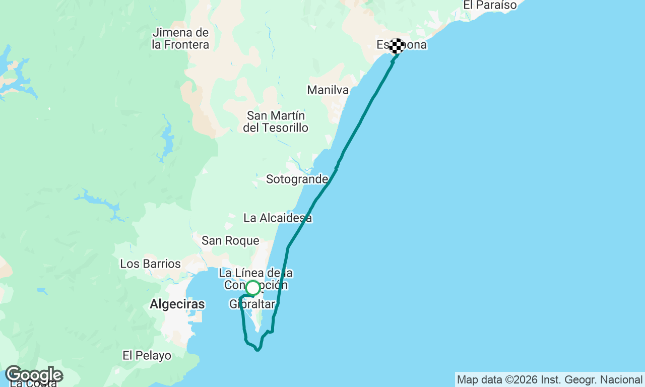 Voyage map