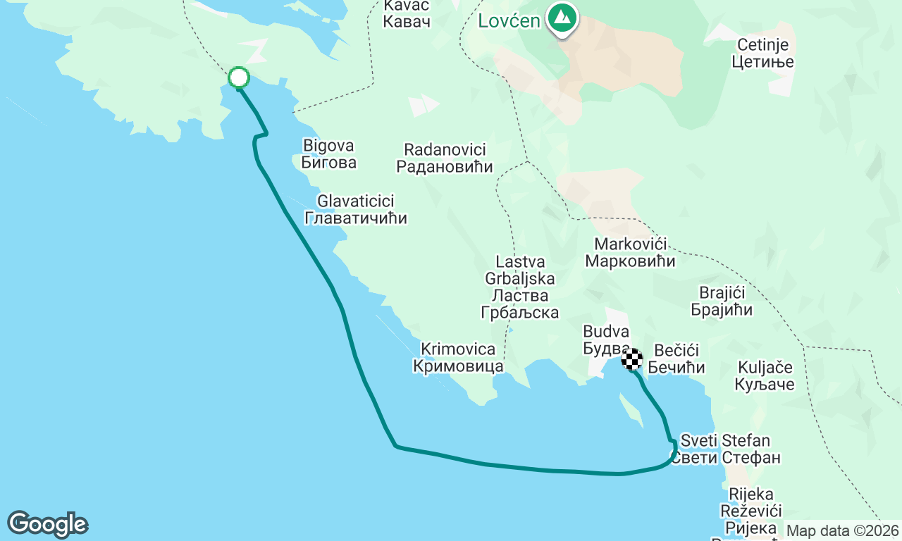 Voyage map