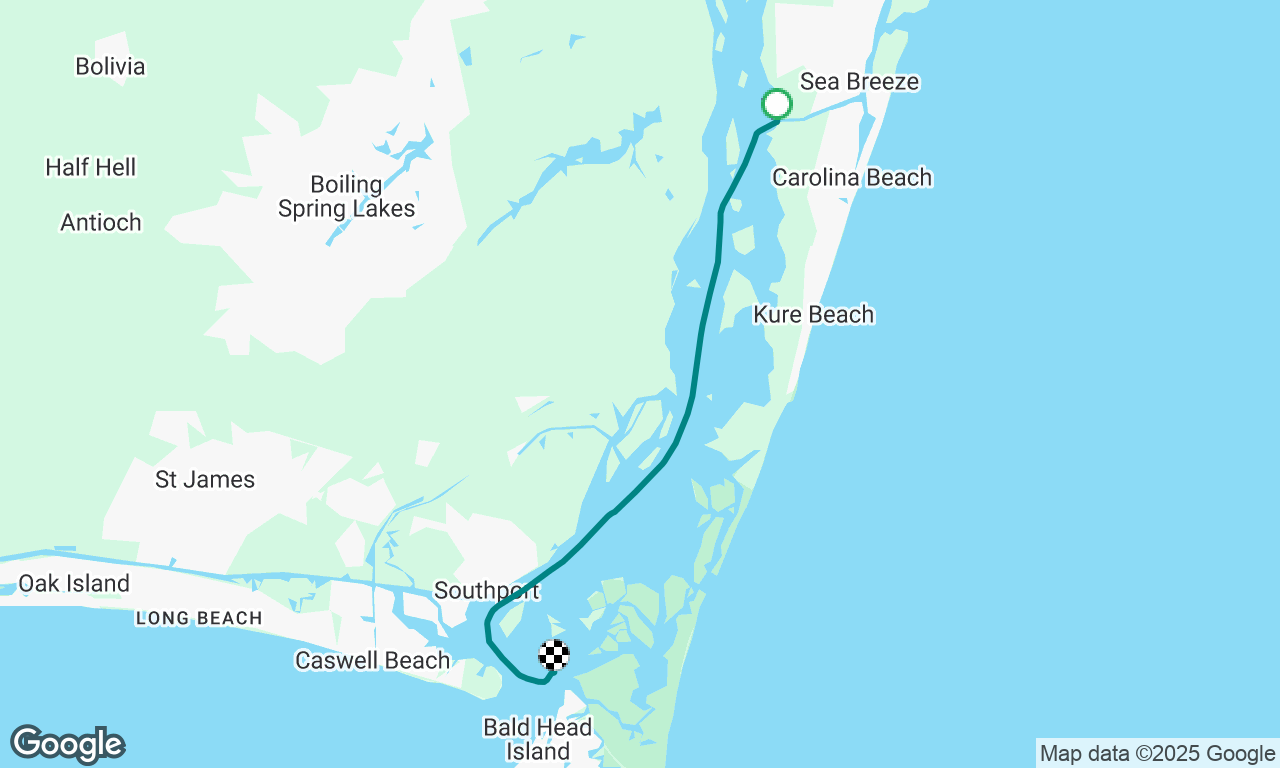 Carolina Beach to Southport 