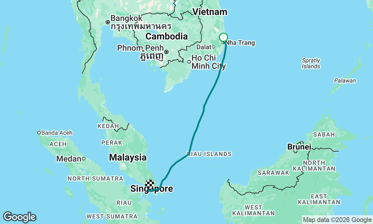Nha Trang to Singapore 