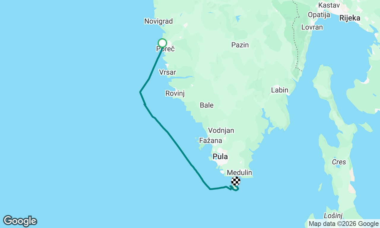 Voyage map