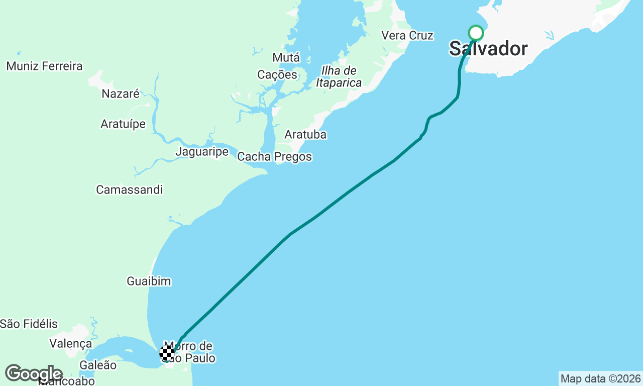 Salvador -> Morro de São Paulo