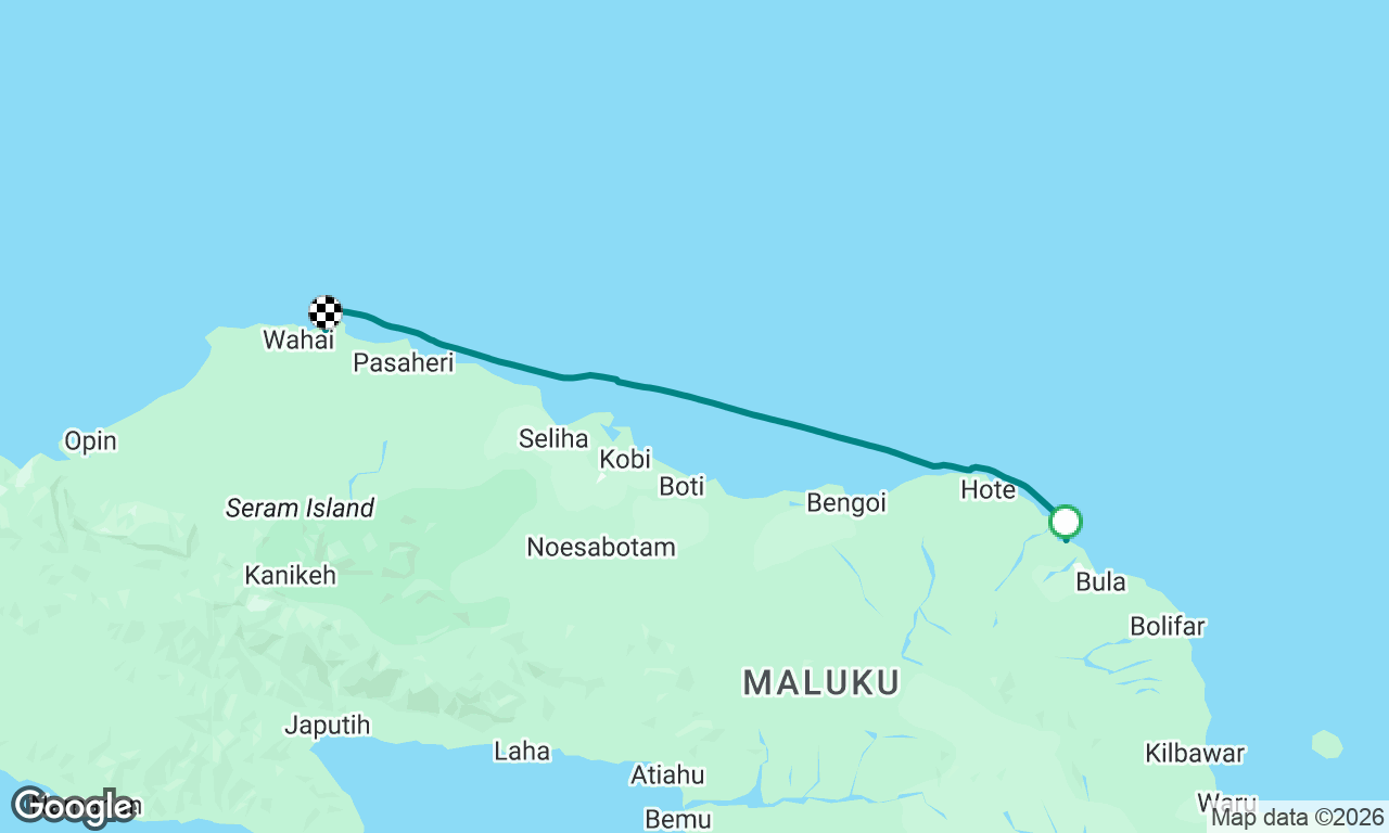 Teluk ingles (bula) to wahai