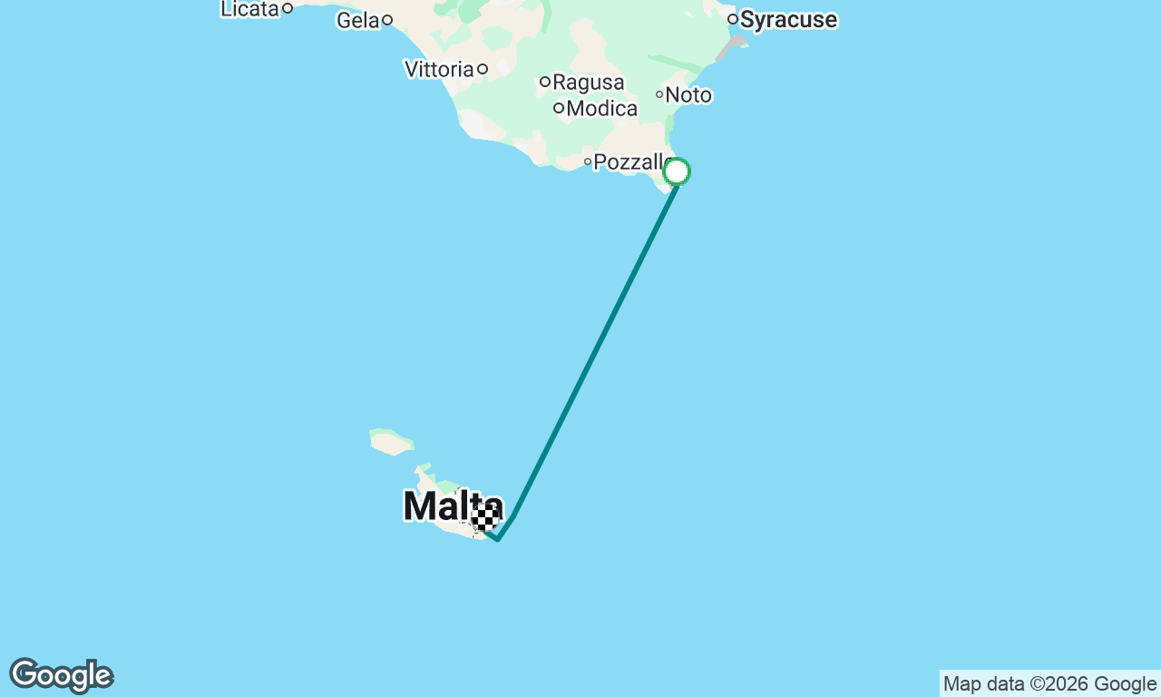 Portopalo Italy to Malta 