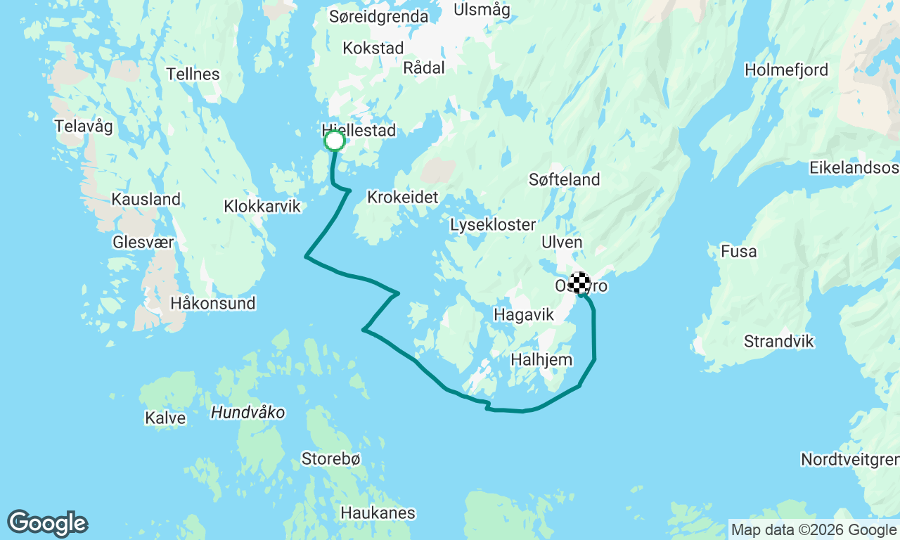 Voyage map