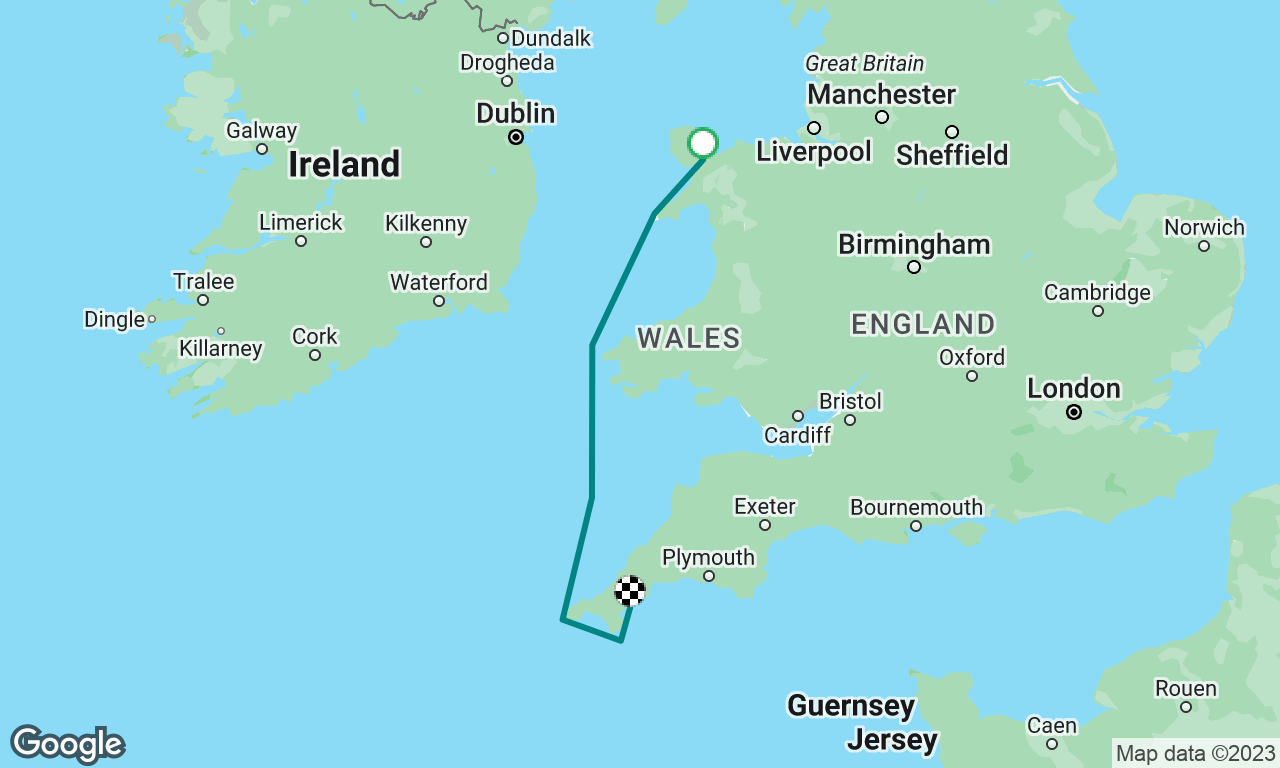 My new yacht delivery from Conwy Marina to St Mawes Cornwall